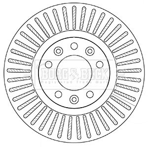 BORG & BECK Тормозной диск BBD5208